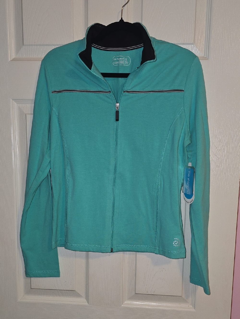be inspired Teal Full-Zip Utility Jacket